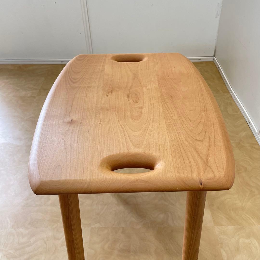 キャトル・セゾン サクラ材 トレイテーブル サイドテーブル 花台 北欧スタイル