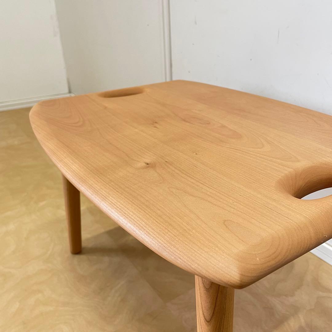 キャトル・セゾン サクラ材 トレイテーブル サイドテーブル 花台 北欧スタイル