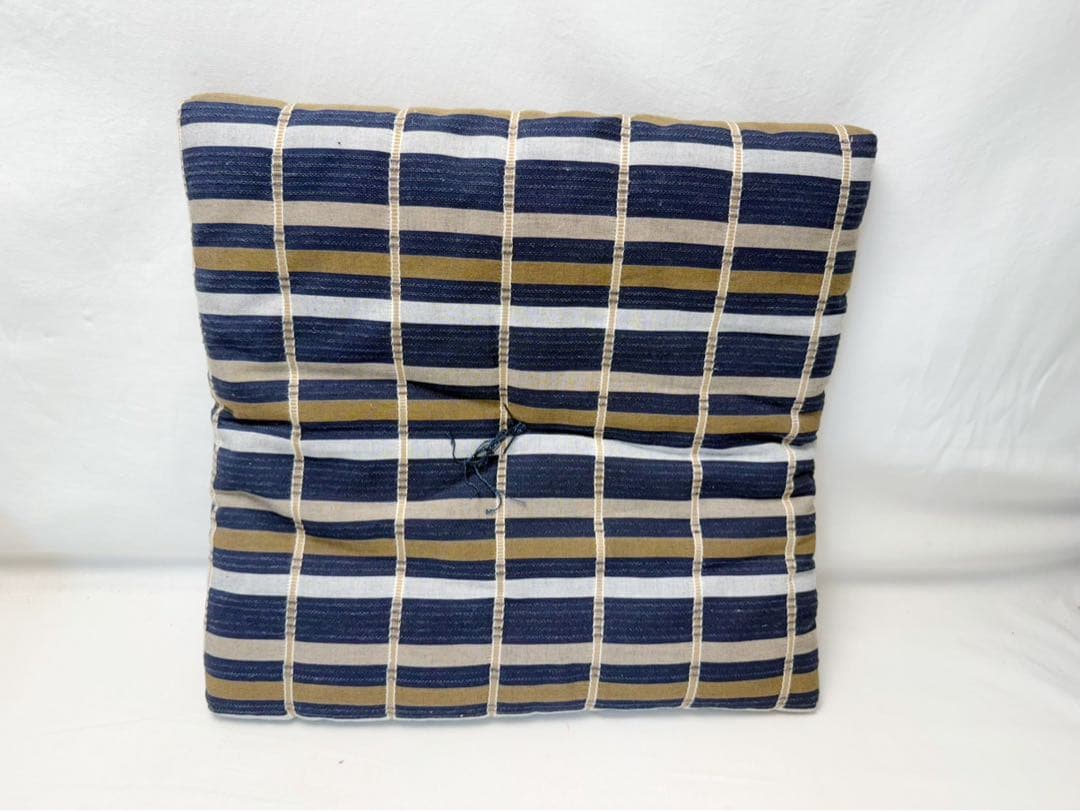 未使用 茶道具 茶席用 和調柄 吉野格子 手作り 座布団 10枚組 敷物 紙箱