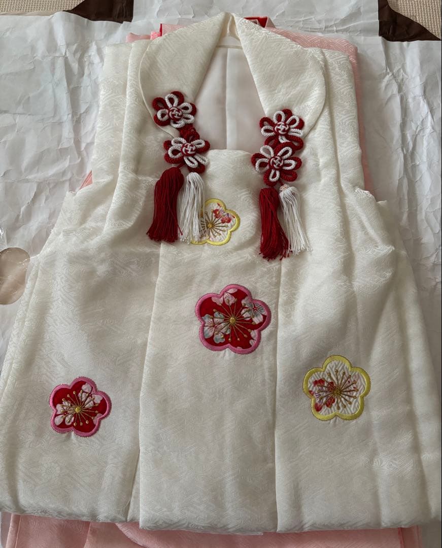 [値下げ]七五三　3歳　正絹　被布　着物