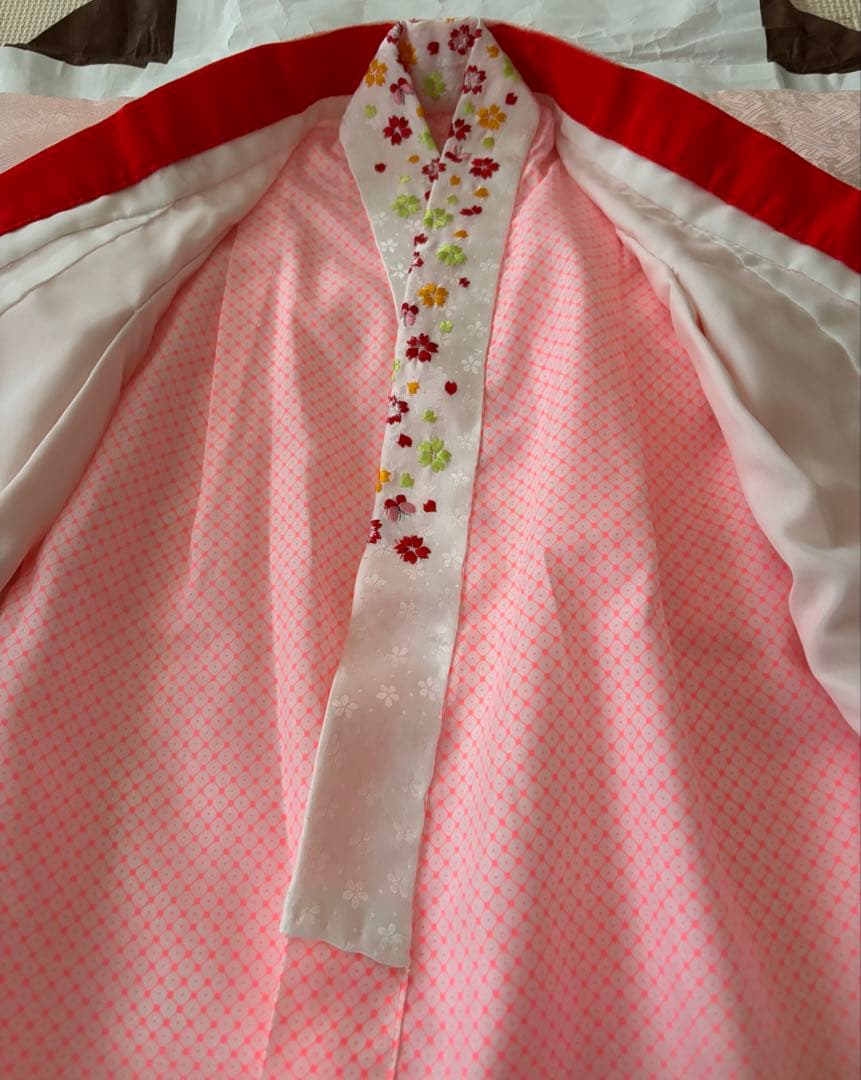 [値下げ]七五三　3歳　正絹　被布　着物