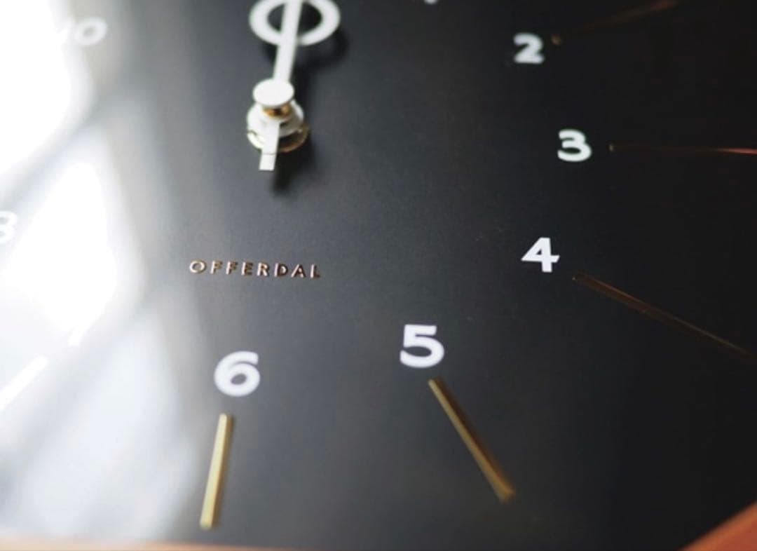 Belmonte ベルモンテ ウォールクロック　ブラック