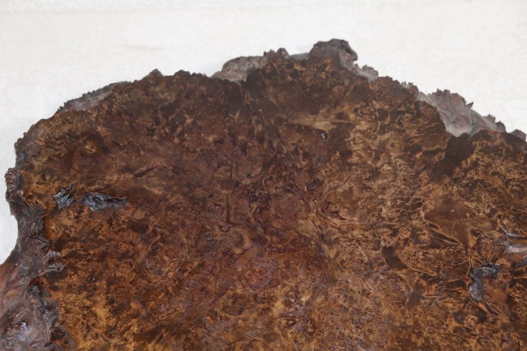 櫻木　茶台　茶道具　厚さ6.9cm 送料込み250612