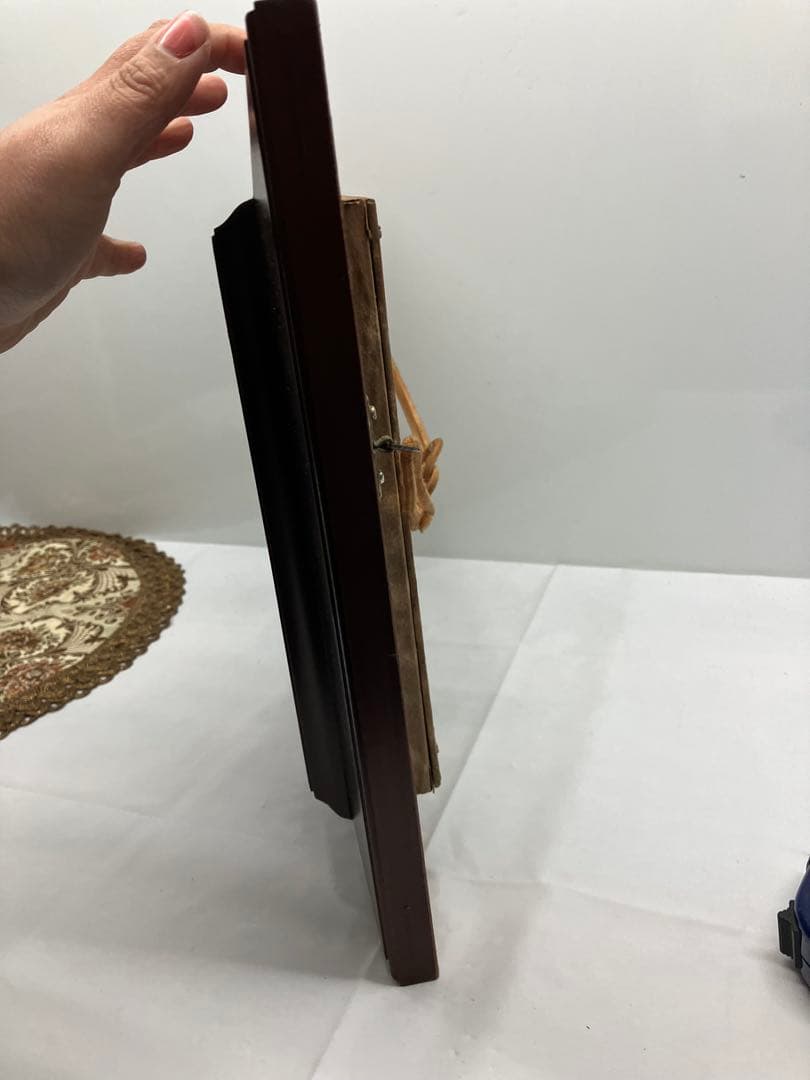 G01）小坂正次　油絵　志野茶碗とサクランボ 油絵