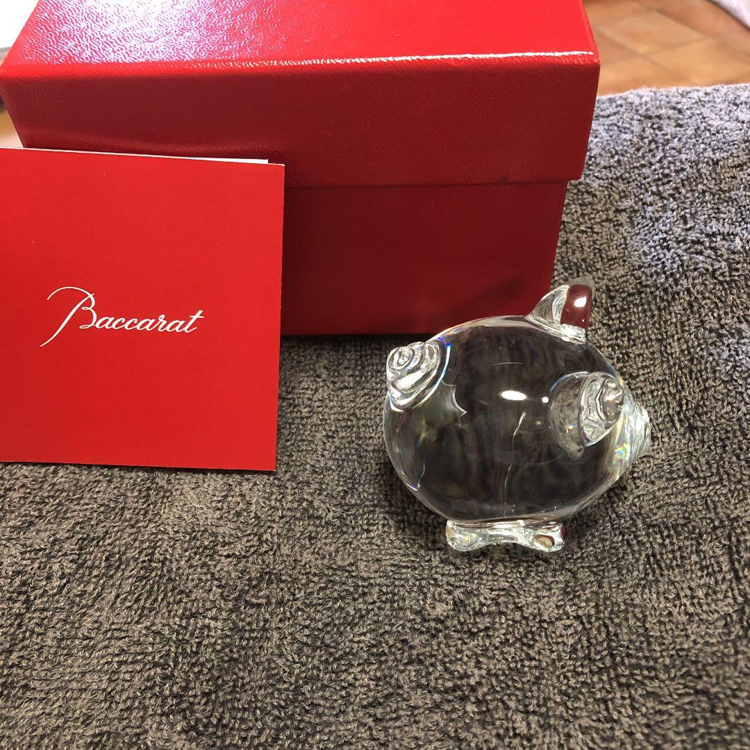baccaratクリスタル。干支置物、(亥)