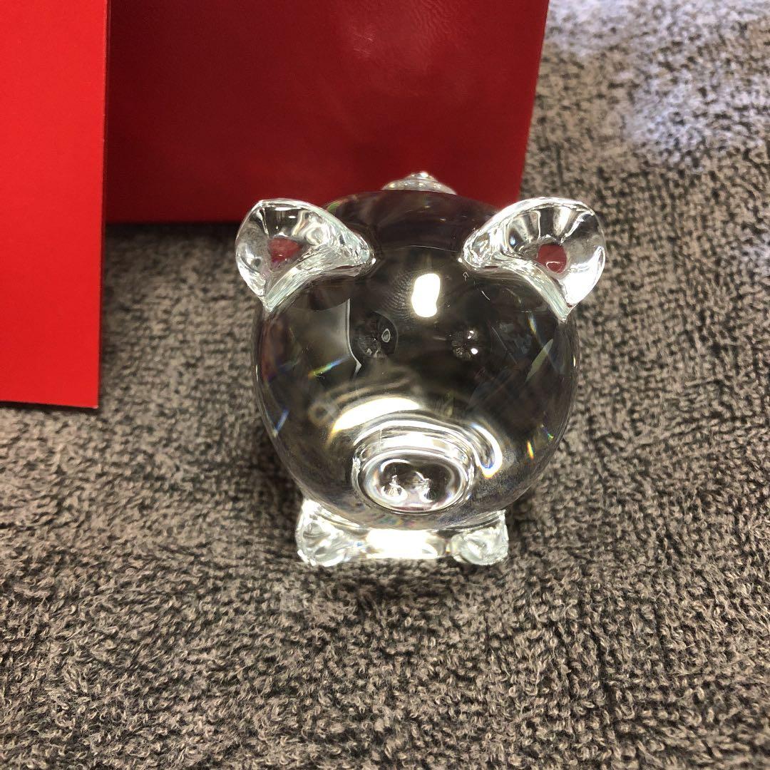 baccaratクリスタル。干支置物、(亥)