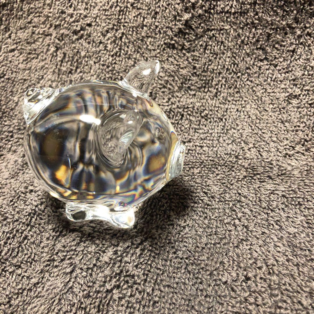 baccaratクリスタル。干支置物、(亥)