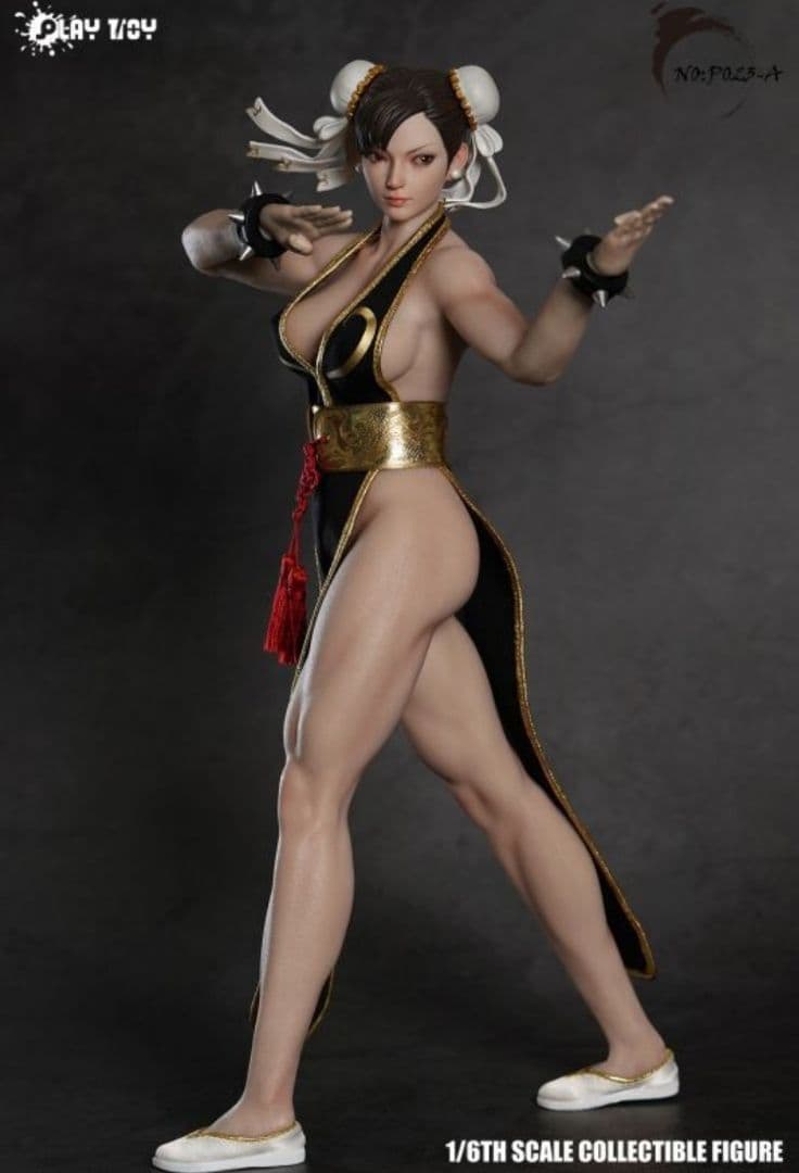 新品　1/6　チュンリー　アクションフィギュア　シームレス素体　眼球可動　春麗