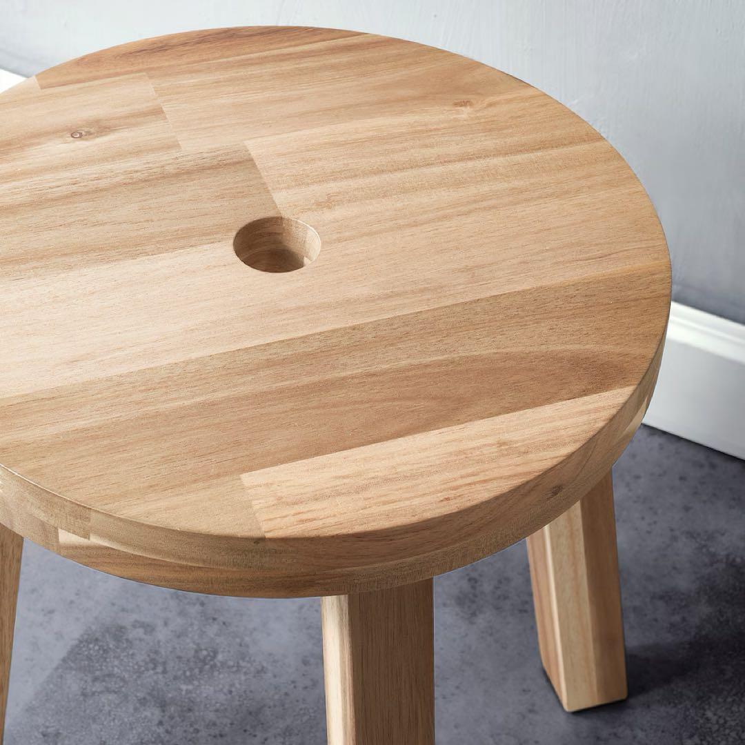 完売品　IKEA イケア　スコグスタ スツール　アカシア材　無垢材 2台セット