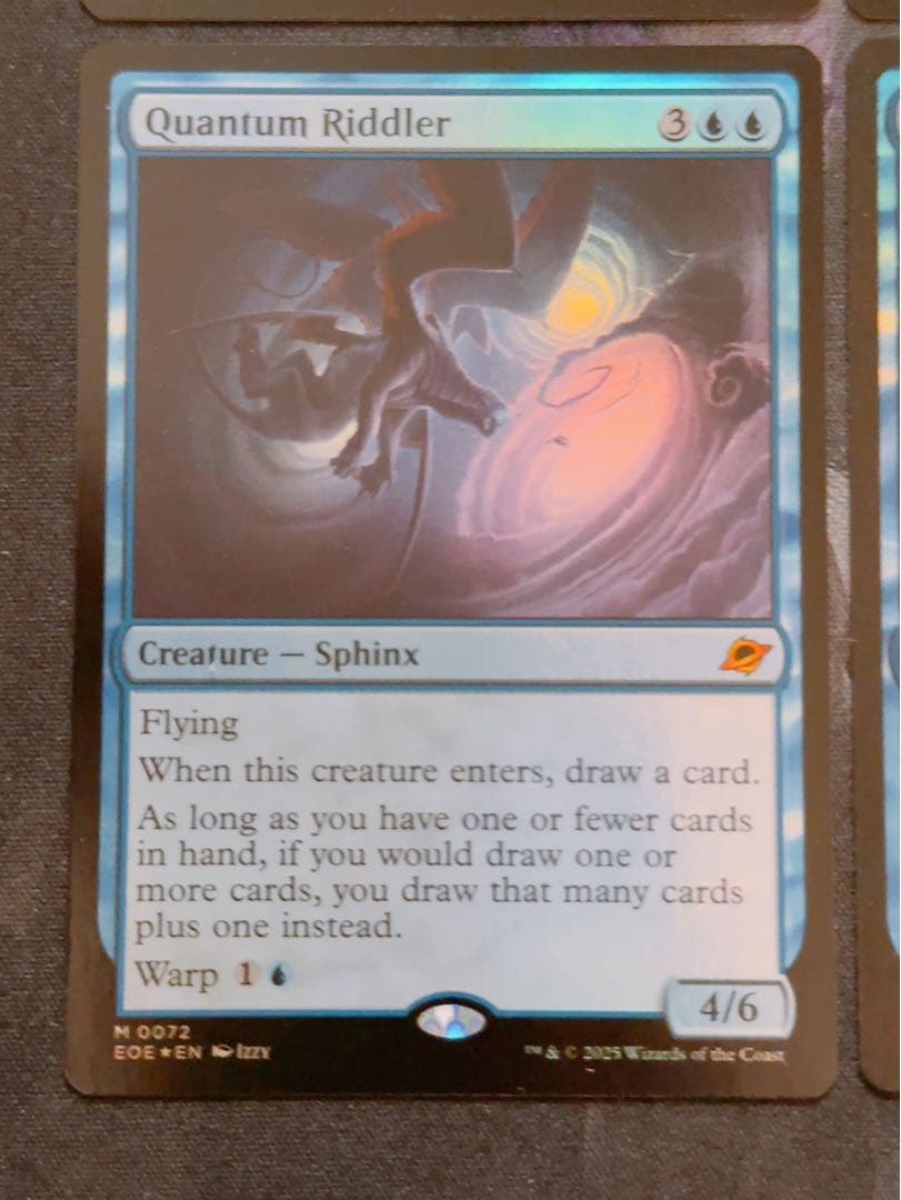 【foil】量子の謎かけ屋　英語　4枚セット