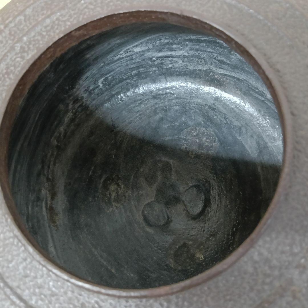 菊池政豊 万代釜 萬代 茶釜 釜鐶付 釜敷付 未使用 共箱 共布 AK64