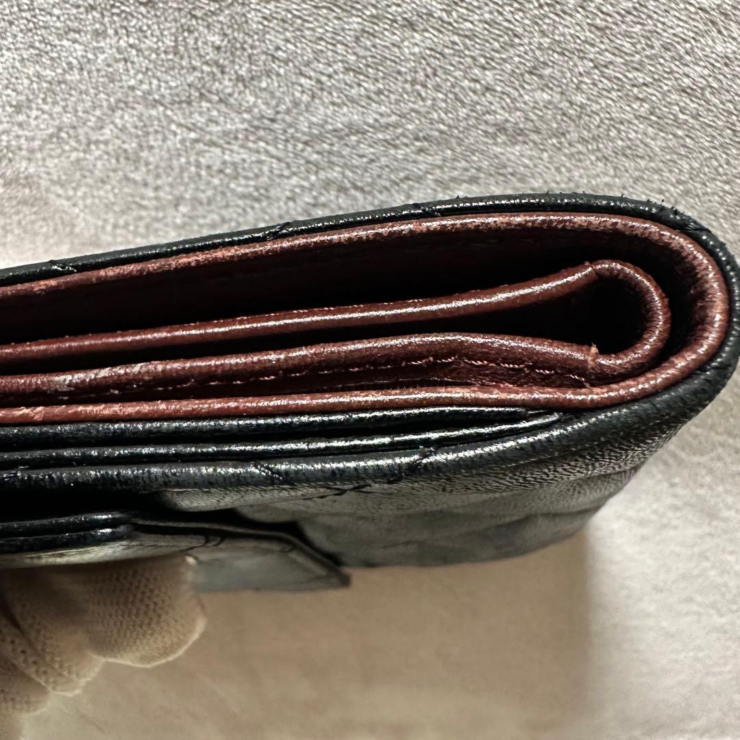 ⭐️新春限定価額⭐️CHANEL 二つ折り財布 黒コンパクトウォレット
