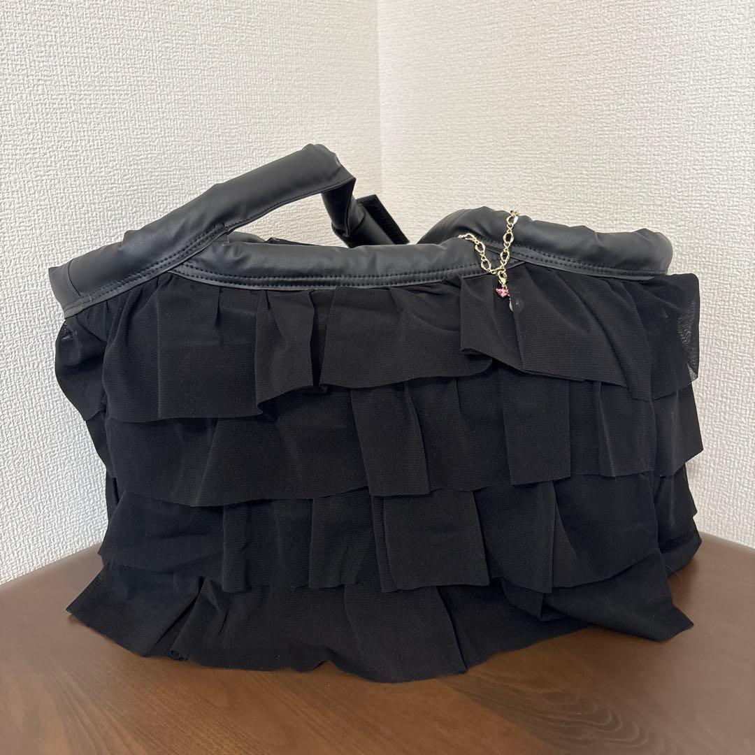 アキュミリア　accumiliaメッシュフリルキャリーマシュマロ　ペットキャリー