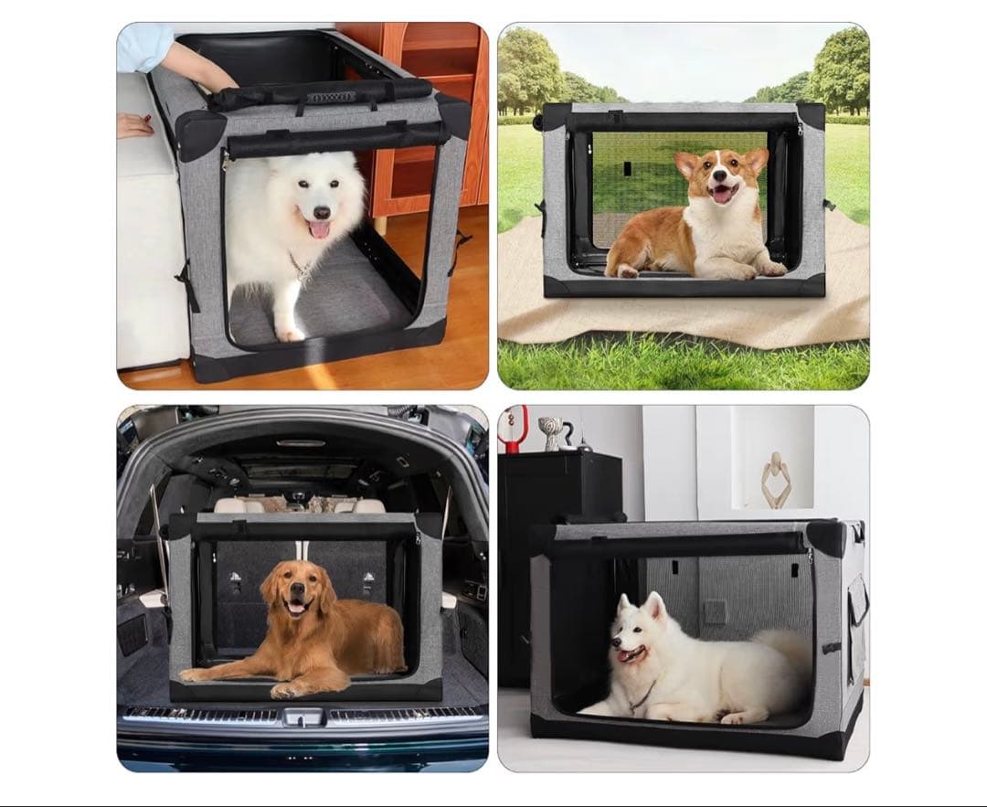 Totoro ball 折りたたみペットケージ 犬ケージ 犬用クレート