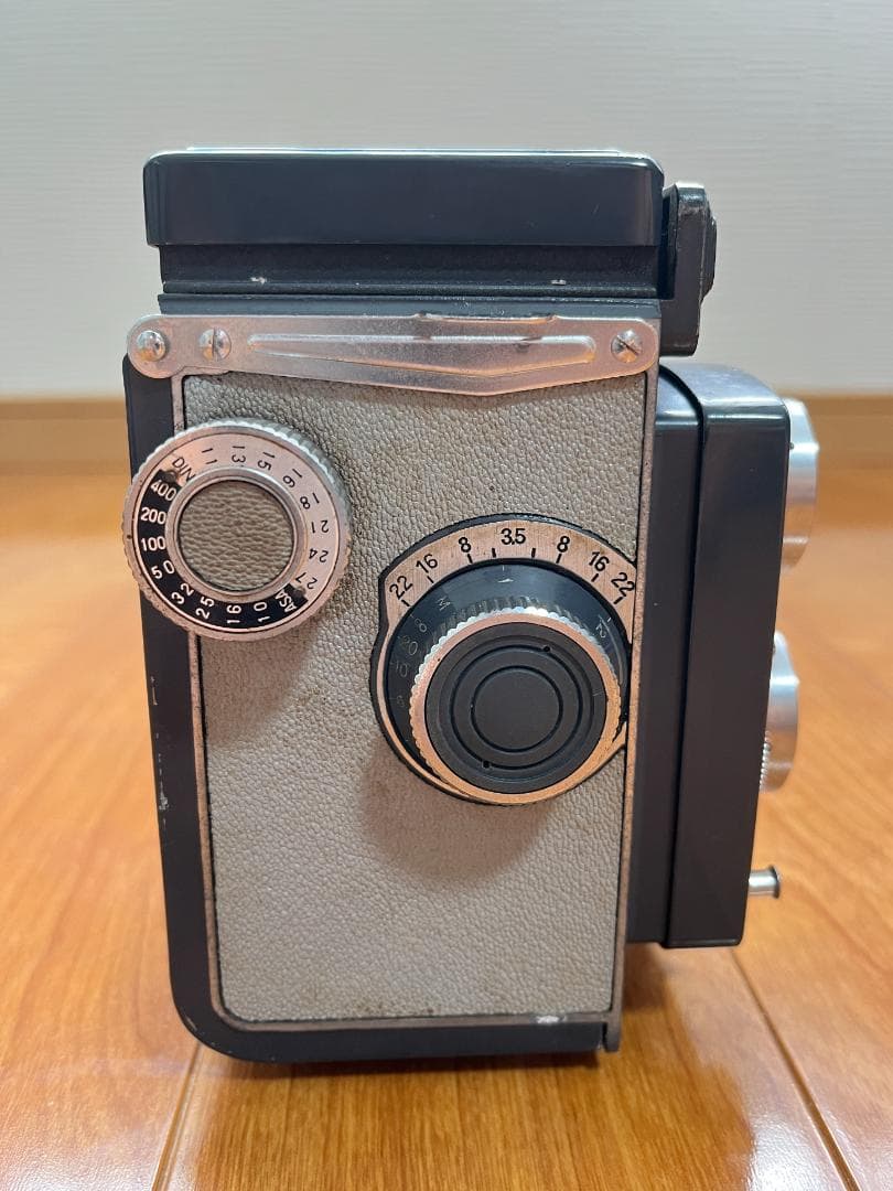【動作品】Yashica-A 二眼レフカメラ【ケース付き】