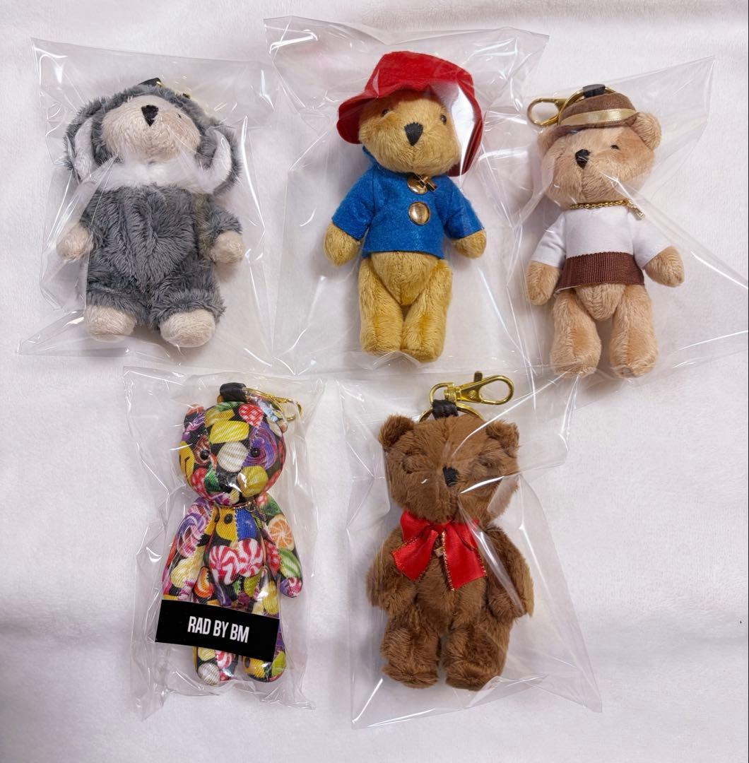 the GazettE ガゼット ベアキーリング ベア 葵 AOI 5種 未使用