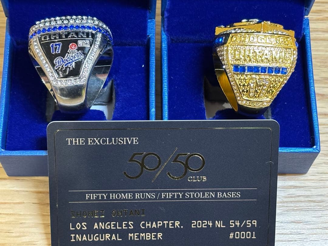 ⭐完全一点限定⭐【入手困難セット】大谷翔平 2025世界一リング厳選3点特別構成
