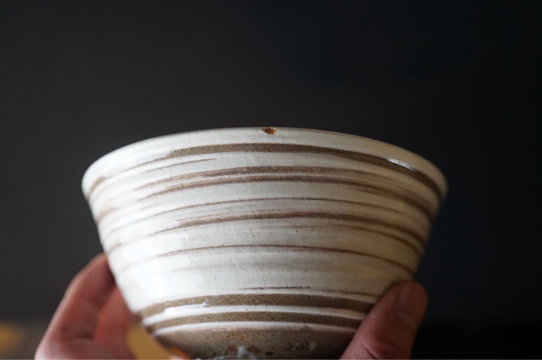 佐藤輝尚 黒石窯 三島暦手 数茶碗 6客 共箱 茶道具