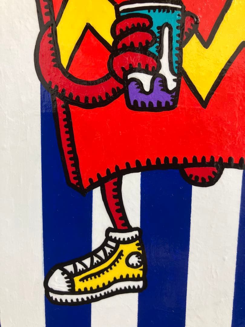 原画　ポテト　ポップアート　絵画　アクリル画　現代アート　一点物　手描き