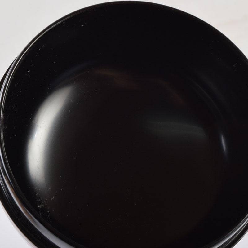 茶道具　中村湖彩作　キンマ彫　平棗　共箱　V　9029