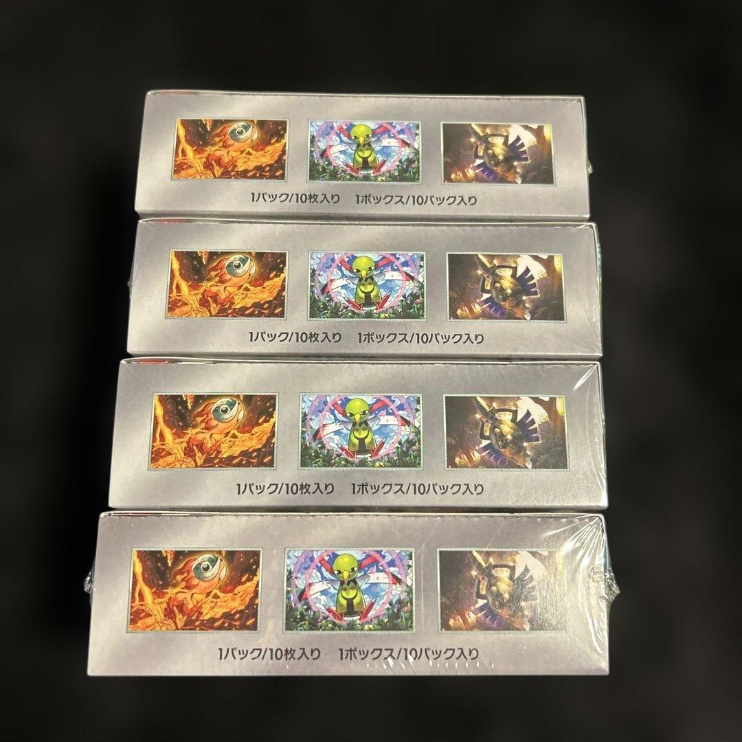 【未開封！シュリンク付き！】ポケモンカード テラスタルフェスex 4BOX