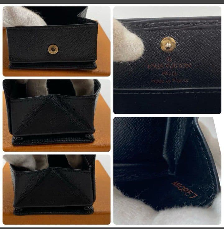 極美品ルイヴィトンエピポルトモネ小銭入れ財布ブラック目立った傷や汚れなし送料無料