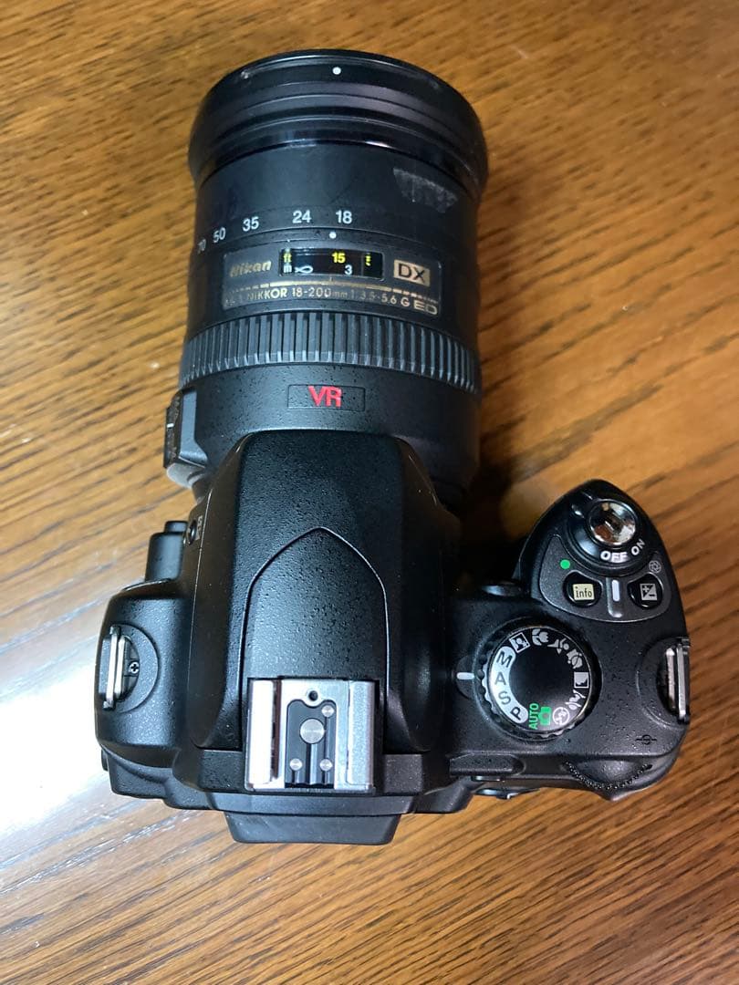 Nikon D40X 18-200mm レンズおまけ