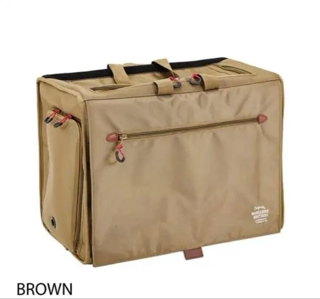 ブリクストンキャリーバックパック ワイド ※リニューアル　ブラウン　L