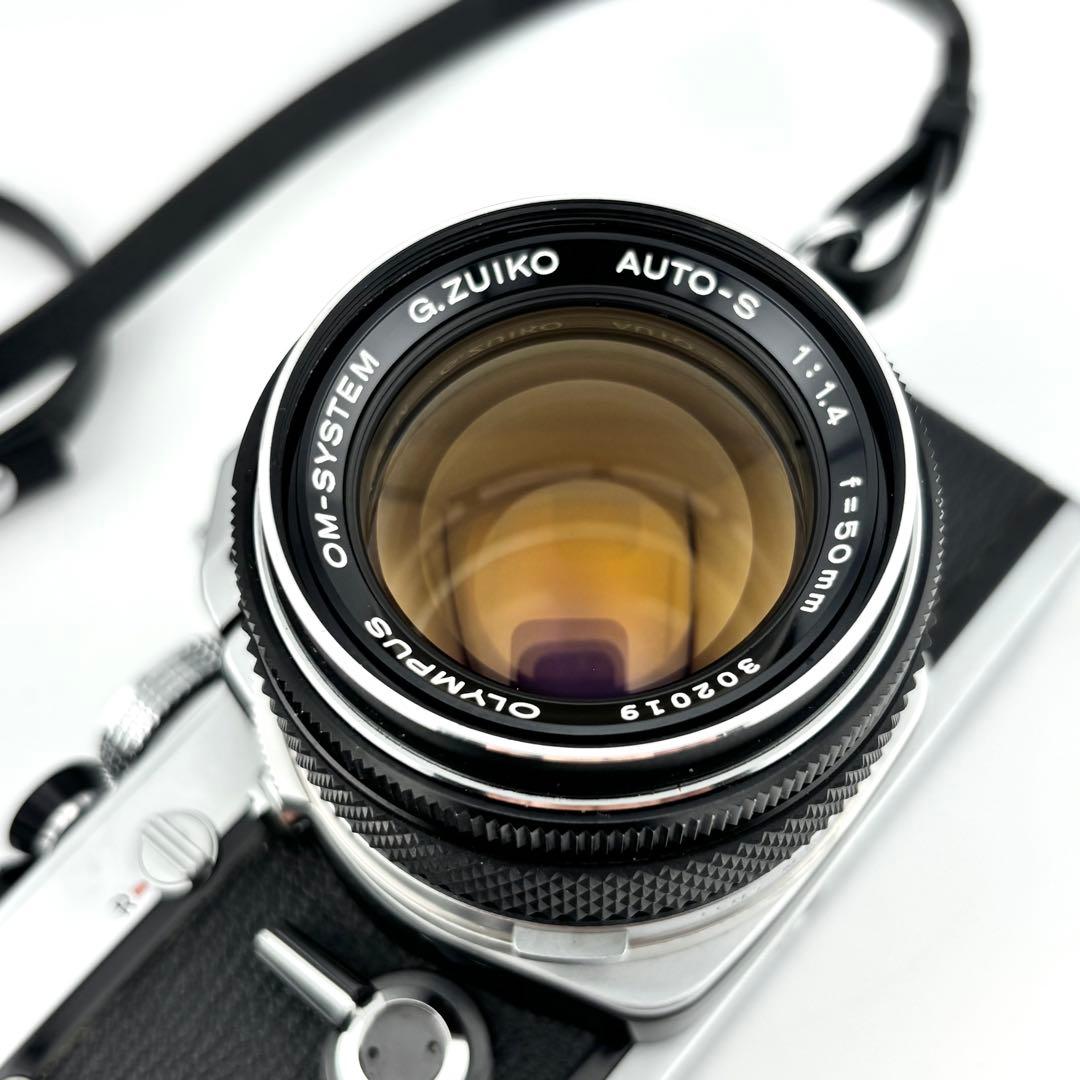 【完動品】OLYMPUS OM1 オリンパス　50ミリf1.4 説明書付き