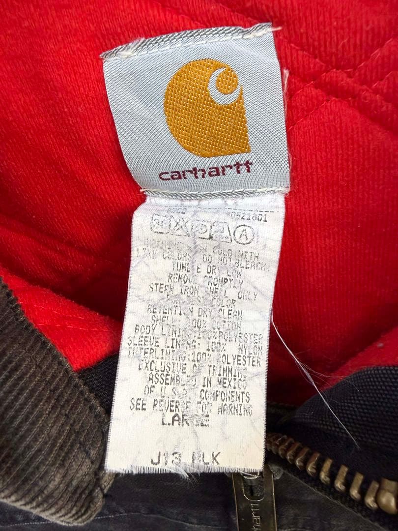 レア　 USA製　カーハートサンタフェジャケット　J13 BLK