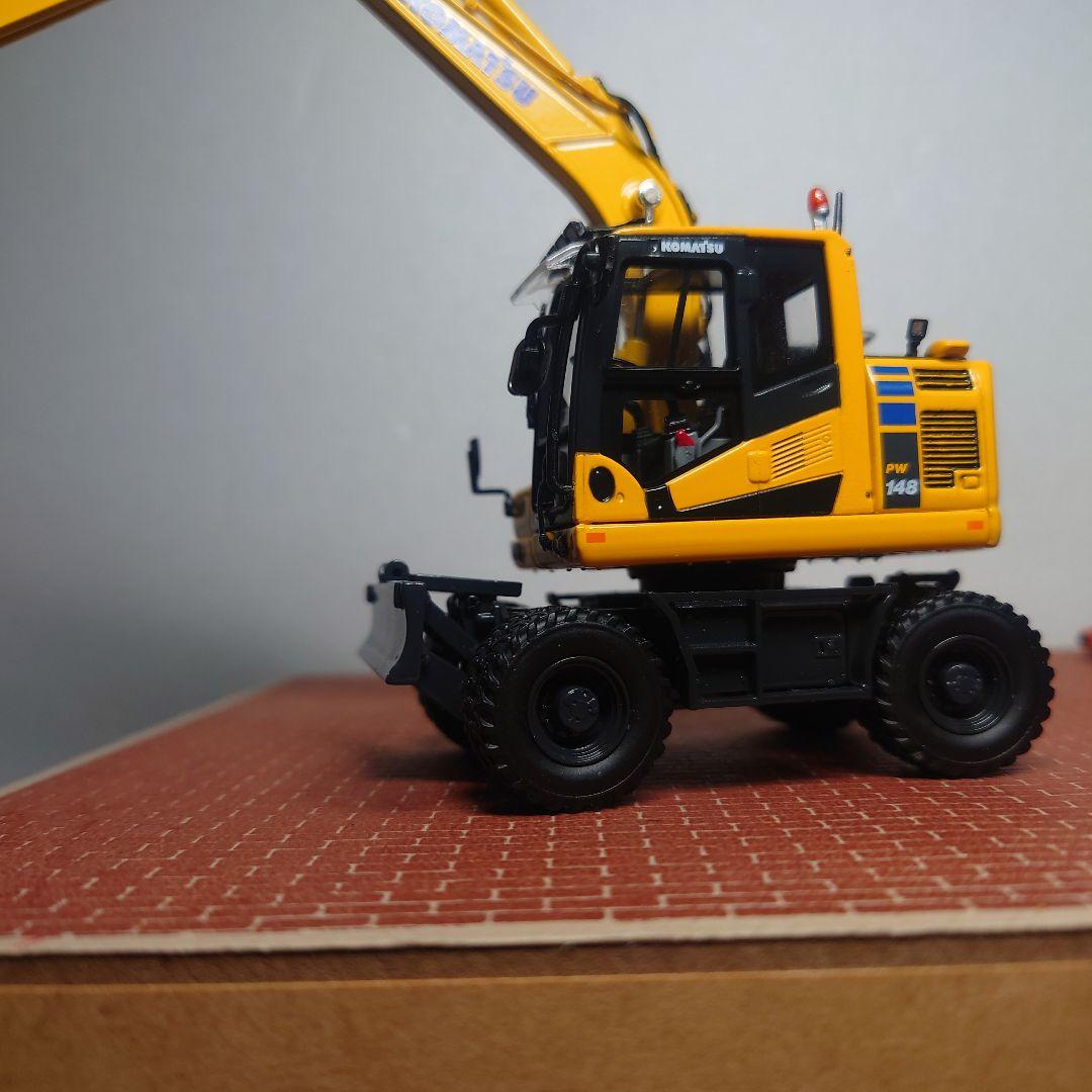 コマツ PW148油圧ショベル(モノブーム仕様) 1/50 KOMATSU