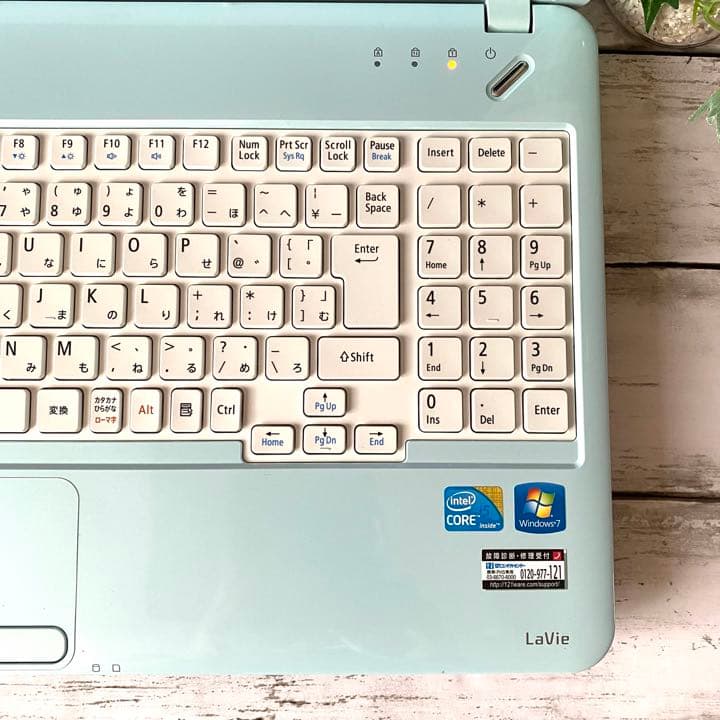 美品⭐️すぐ使える⭐️人気❣️水色ノ-トパソコン⭐️Core i5/ブルーレイ/大容量