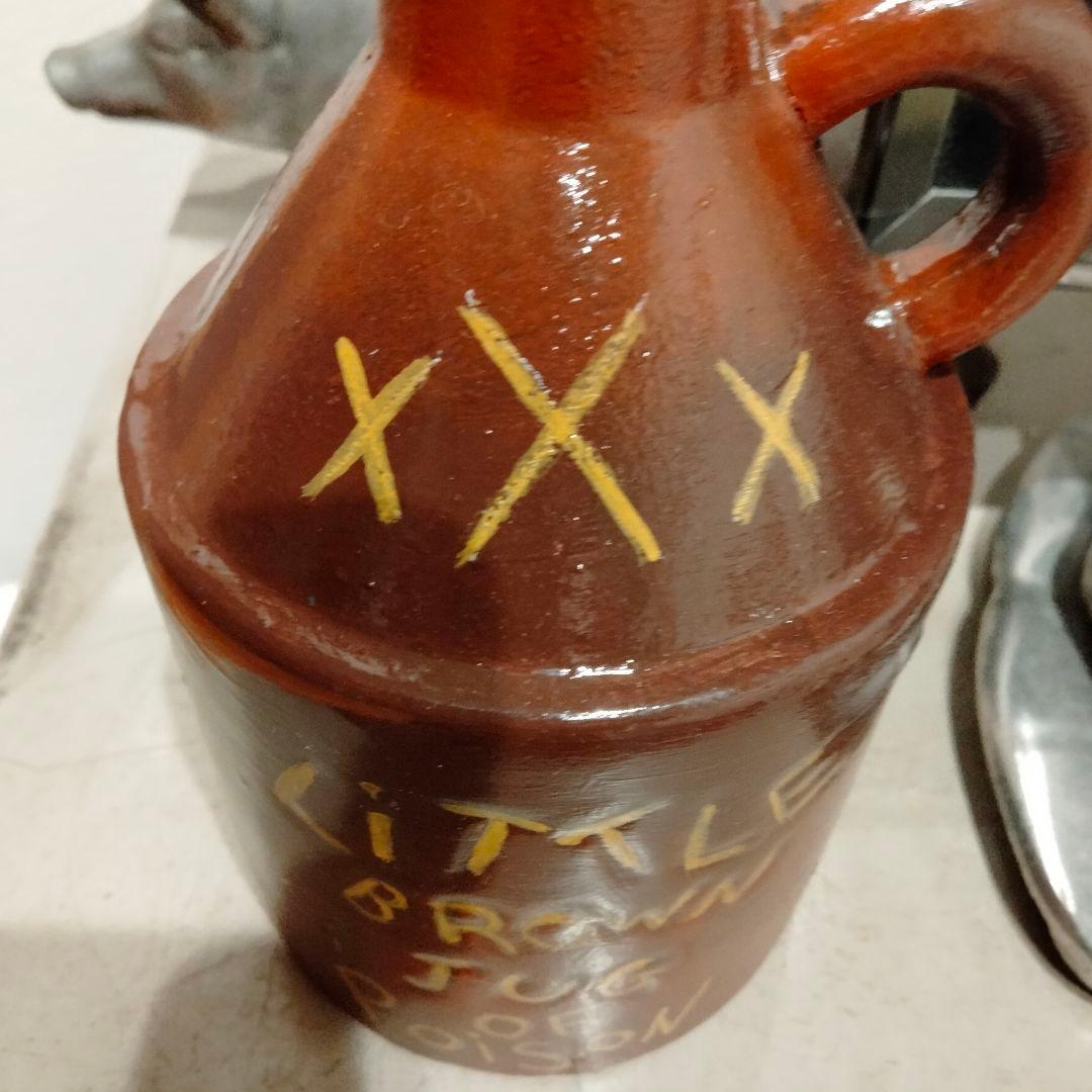 レア 50s スカル　ドクロ　ビンテージ　デカンタ　クロスボーン