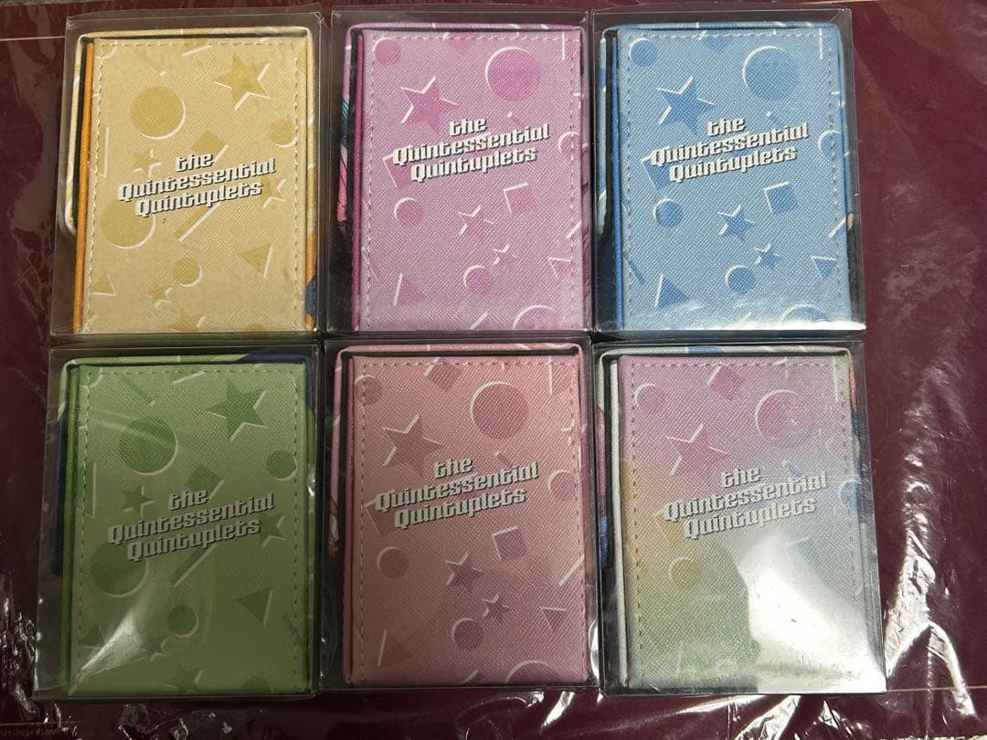 五等分の花嫁　デッキケース　デッキホルダー　プライズ　合皮　6個セット