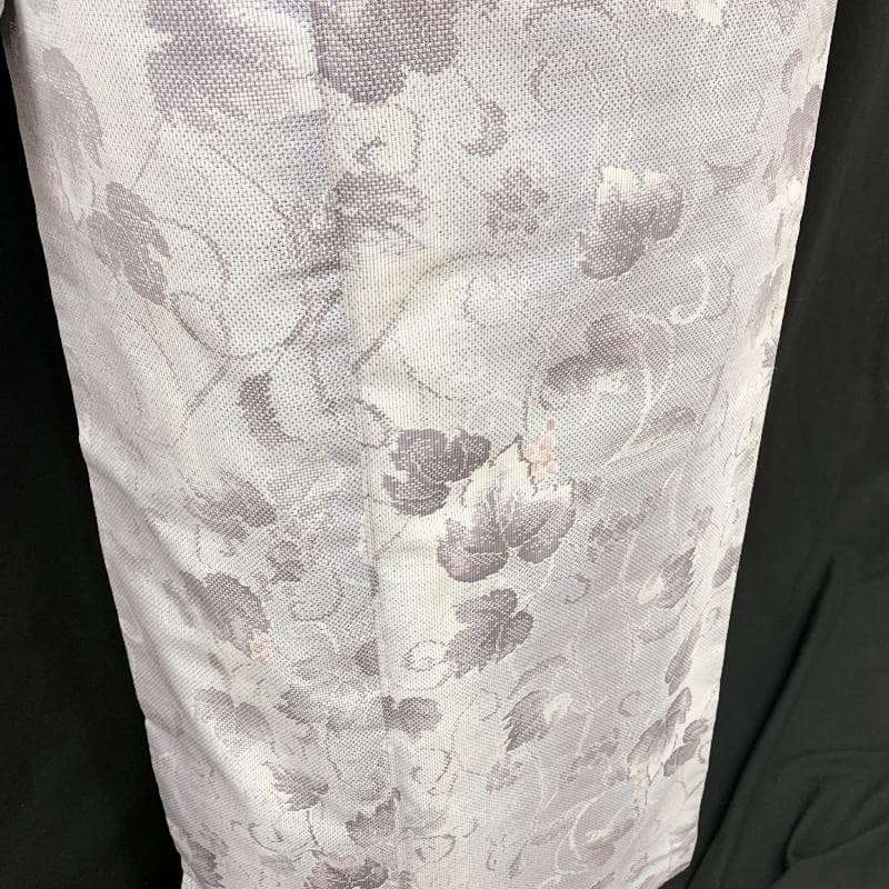 503mt59●都喜ヱ門 本場白大島紬 朝露の輝き 太陽印 銀ラベル 証紙付●