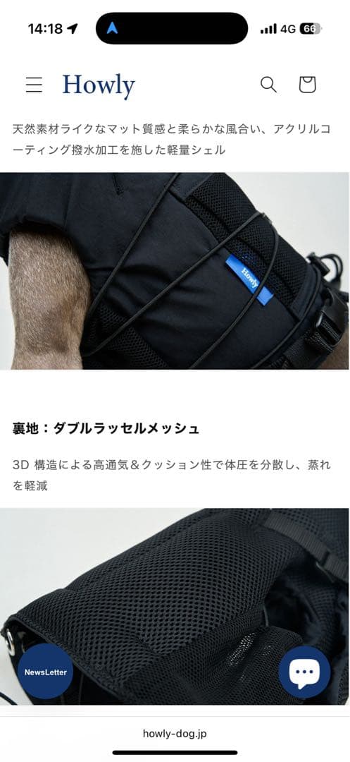 【Mサイズ白】 試着のみHowly FRAME-X ADV HARNESS