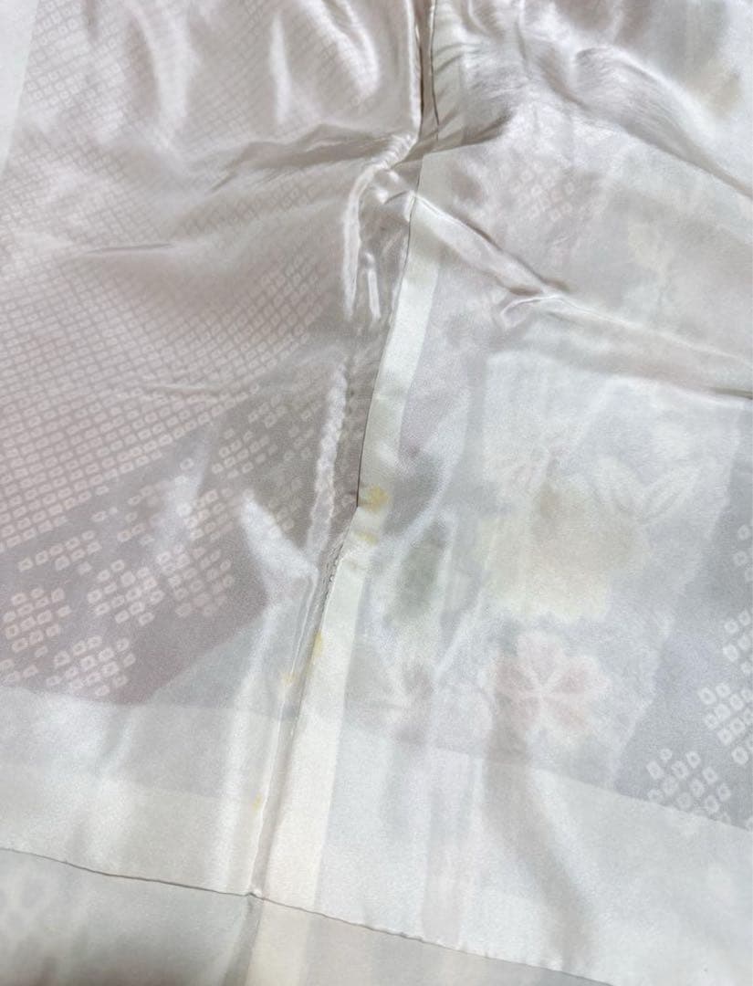 総絞り　桜　熨斗　振袖　成人式　フルセット　正絹　赤