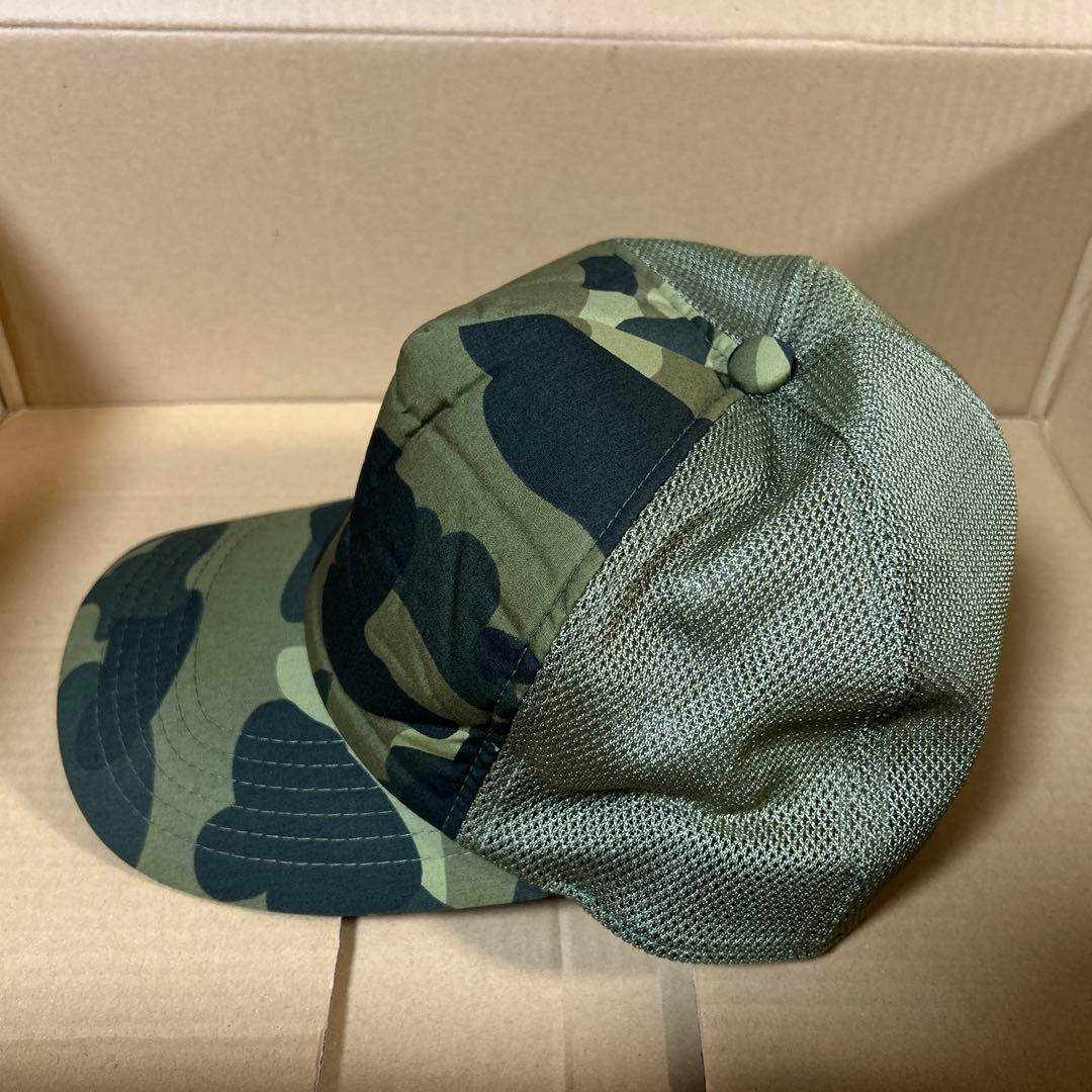 A BATHING APE COLOR CAMO メッシュキャップ　BAPE