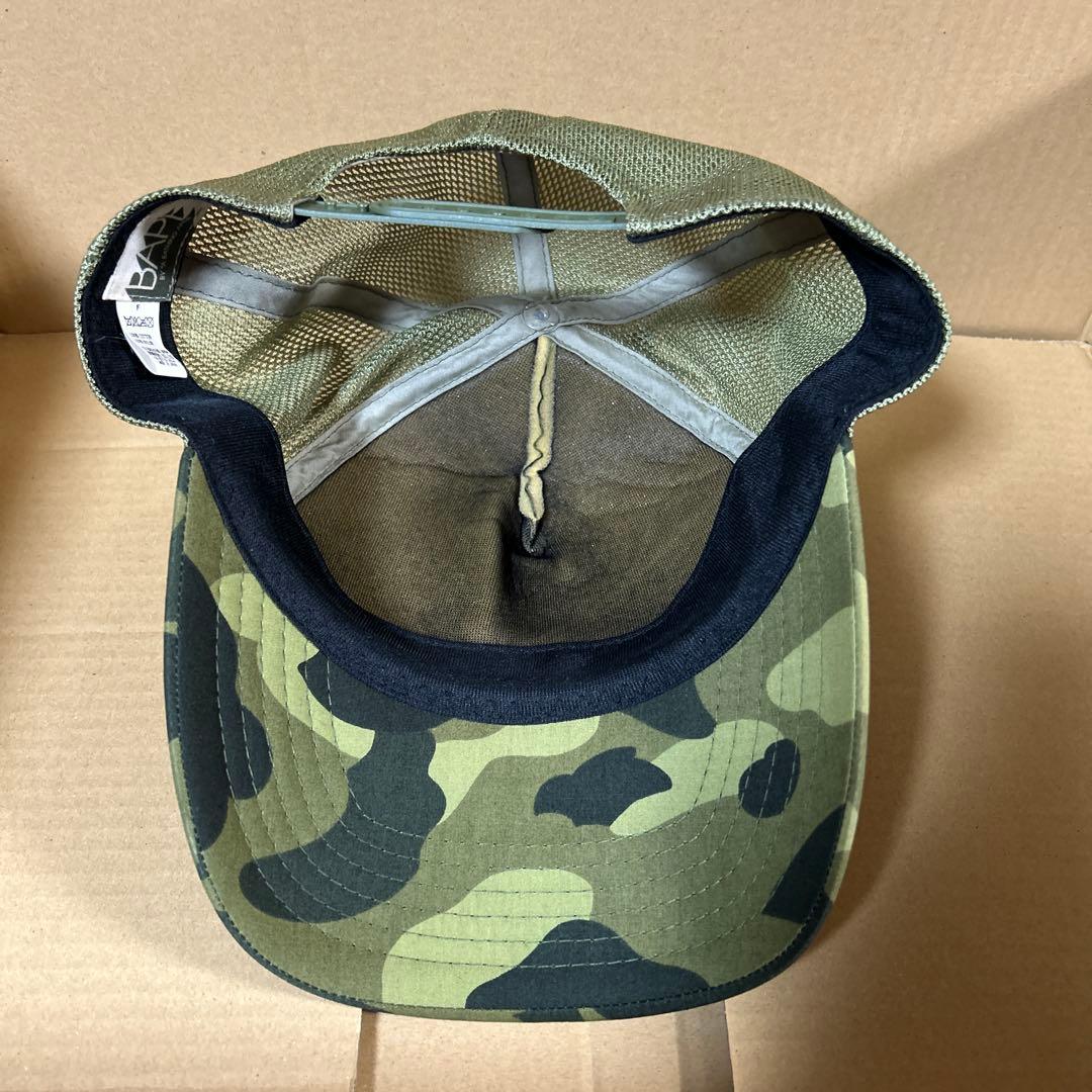 A BATHING APE COLOR CAMO メッシュキャップ　BAPE