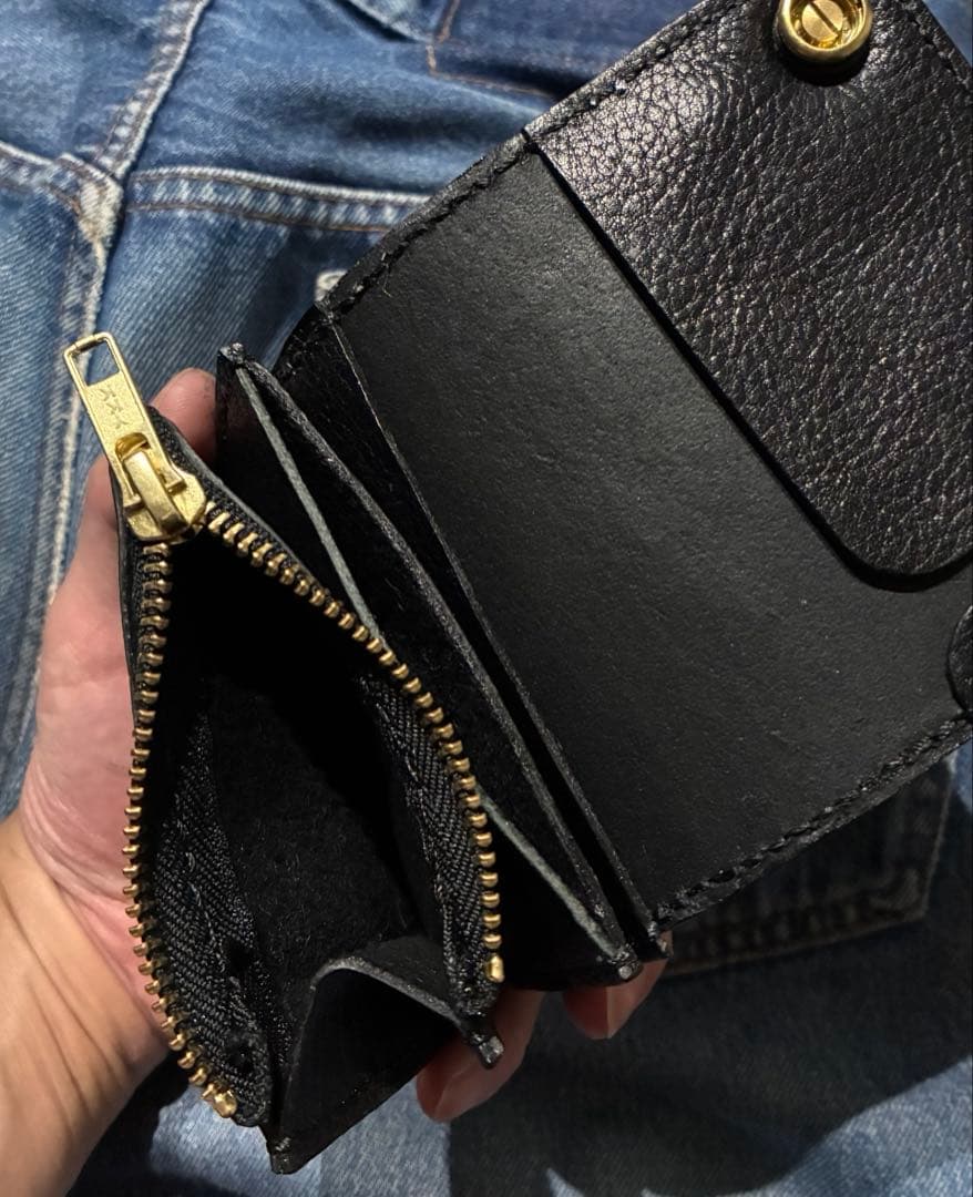 ショートサイズ　クロスボールコンチョブラスゴールドカスタム　※即納可