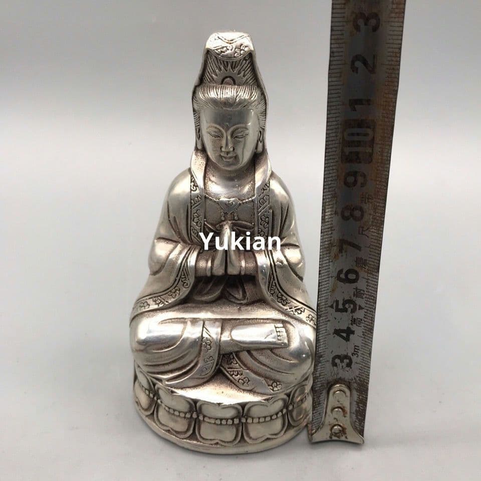 銅製 観音仏像 書道具 文房具 香道具 装飾品 工芸品 美術品