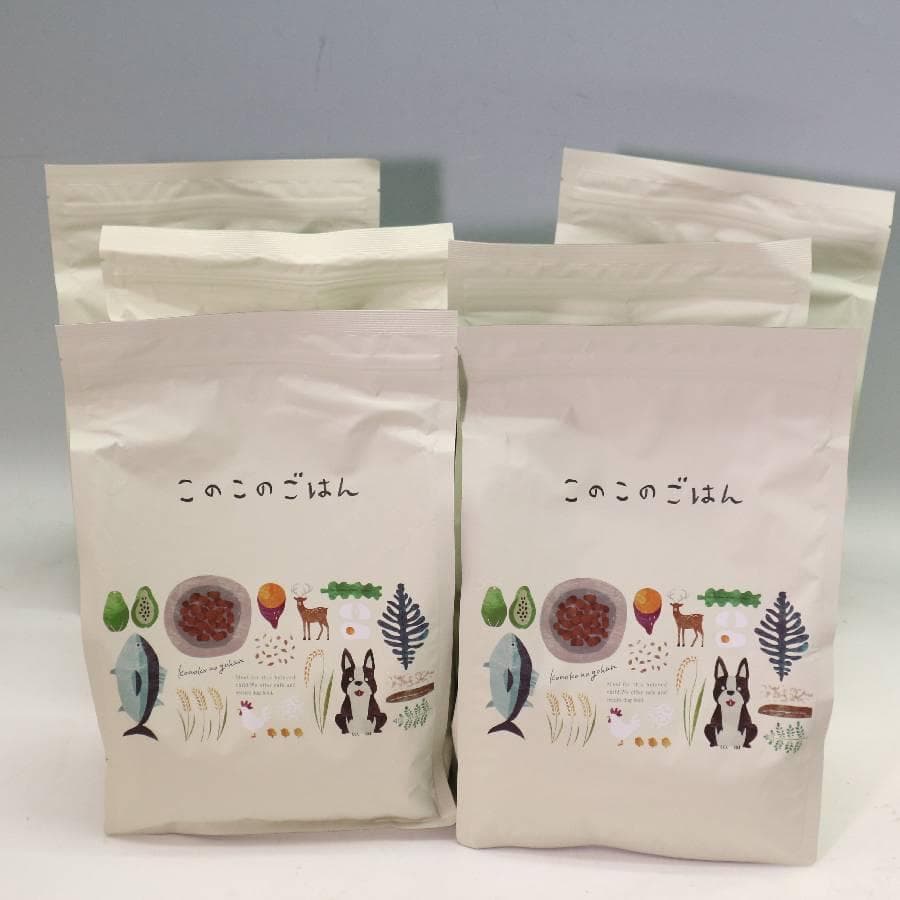 コノコトトモニ このこのごはん 小型犬用ドッグフード 1kg×6袋セット