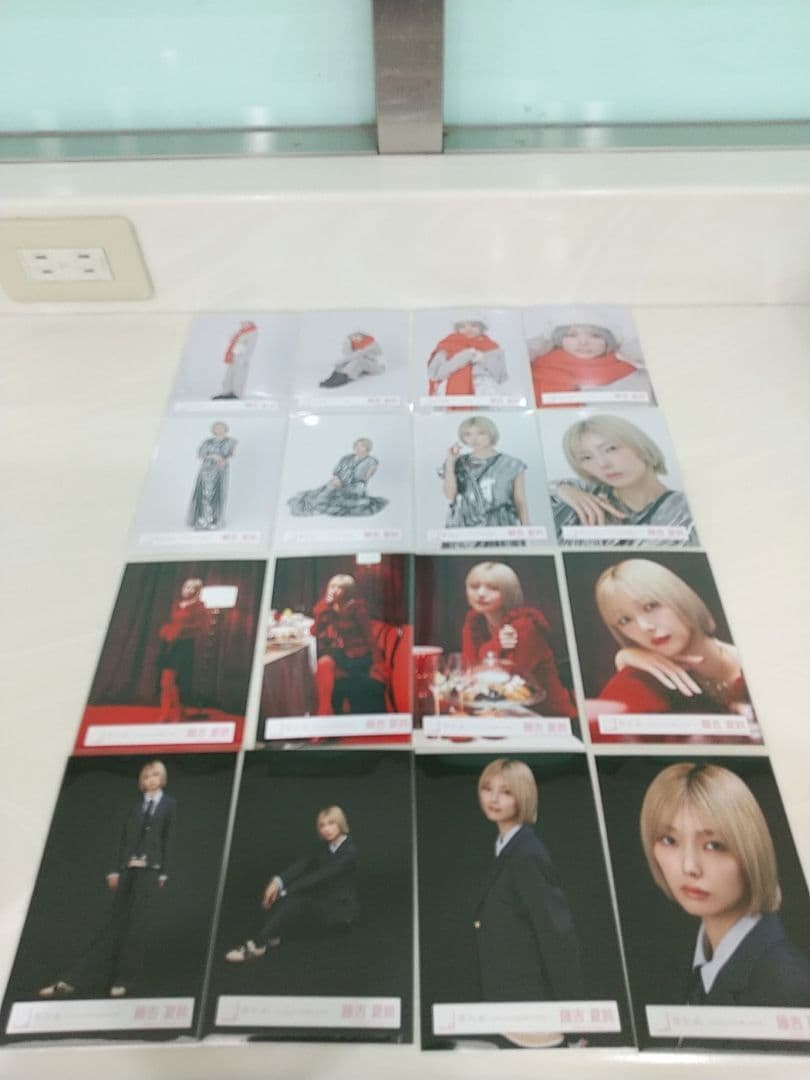 櫻坂46 藤吉夏鈴 生写真UnhappyMVジャケ冬服のコンプ