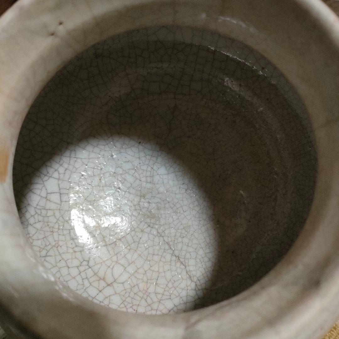 u*o様 李朝白磁壺　時代物　骨董アンティーク　朝鮮美術　堅手