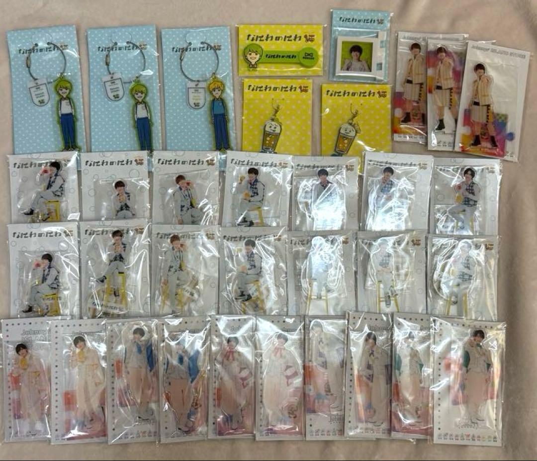 なにわ男子、Lilかんさい アクリルスタンド、アクリルキーホルダーなど