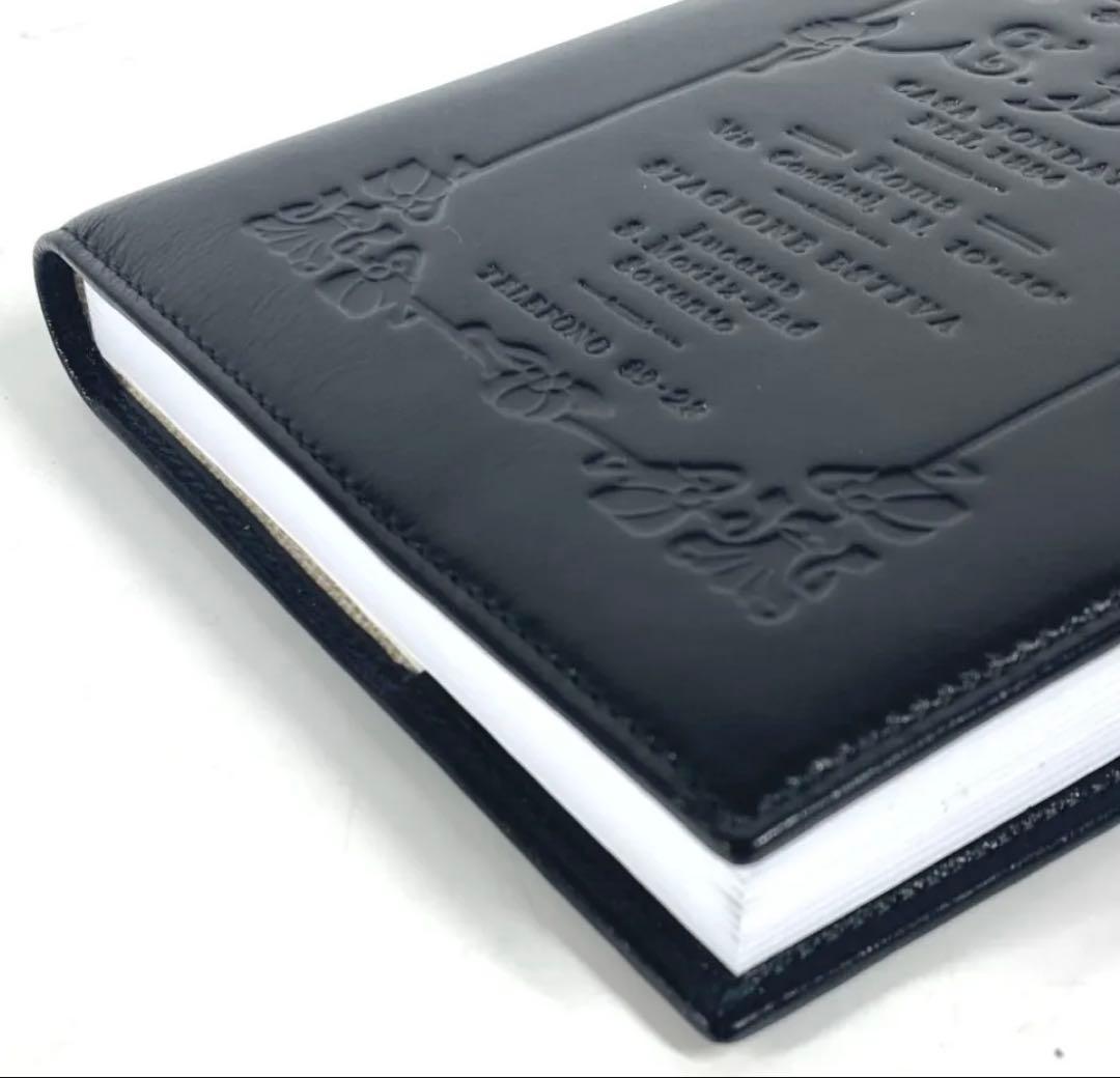 未使用 BVLGARI ブルガリ ノートブック S.bvlgariロゴ ブラック