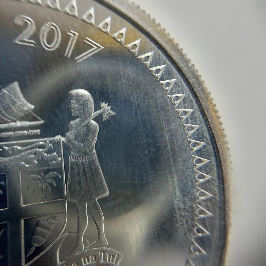 【純銀】HOKUSAI “THE GREAT WAVE” フィジー　銀貨1ドル