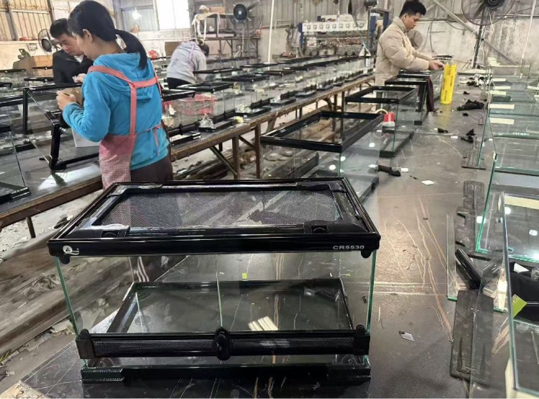 爬虫類用品卸 爬虫類飼育ガラスケージ両生類飼育ケージ603030(cm)送料込み