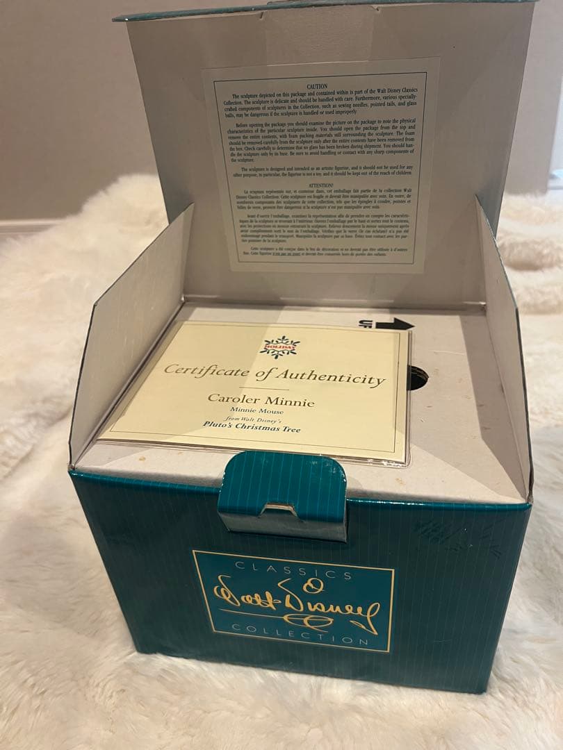 Carolers Minnie 未使用 証明書付き