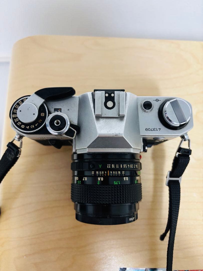 (ジャンク品)canon AE-1 FD 50mm F1.4 レンズ付き